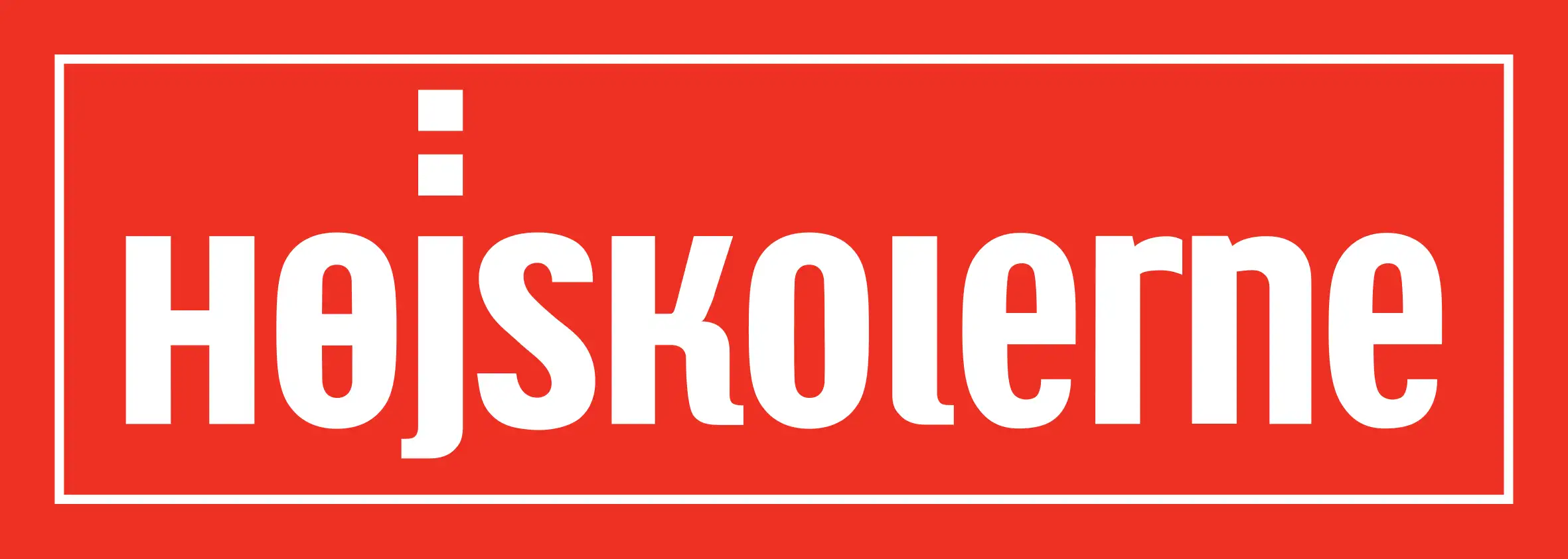 Hojskoleme logo en rouge et blanc